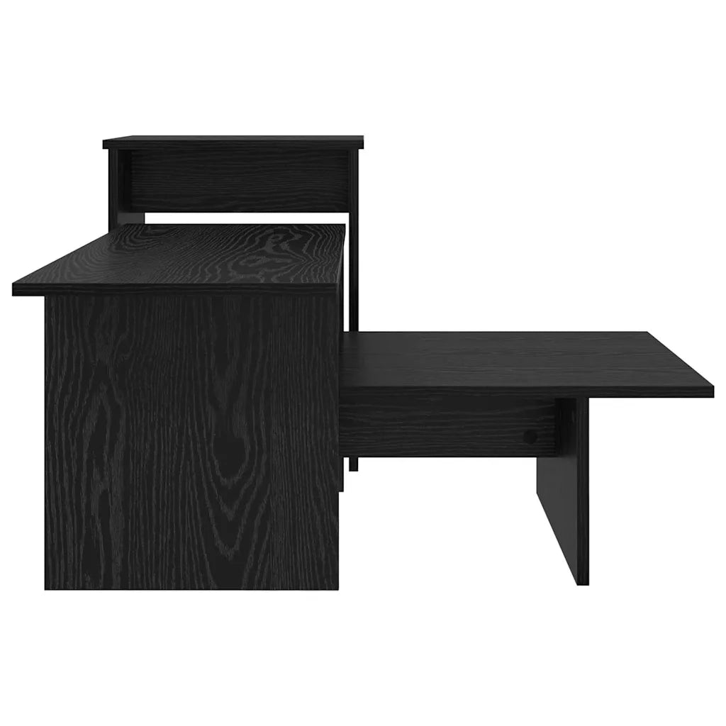 Tavolo consolle Rovere Nero 91,5 x 35 x 38,5 cm 891161