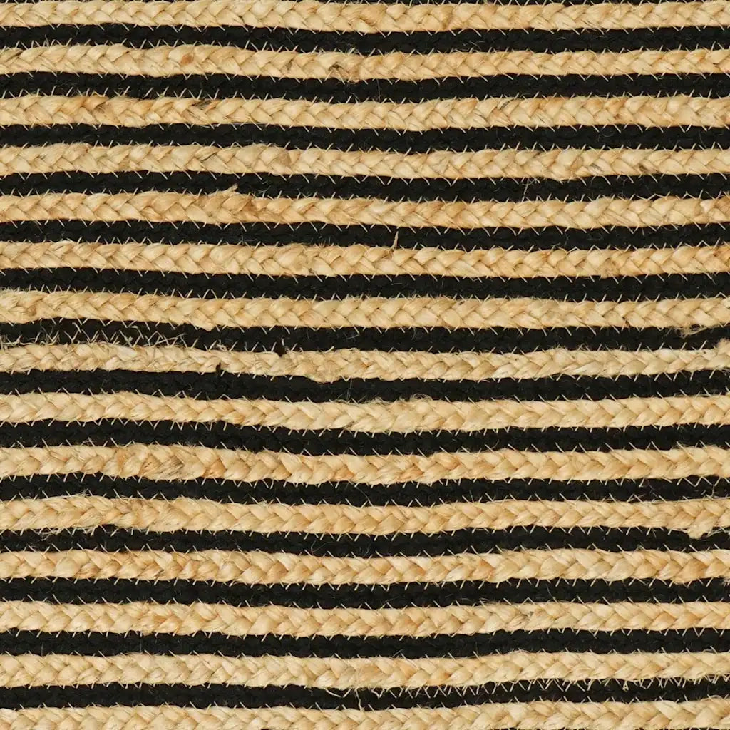 Tappeti per area Naturale e Nero 100 x 152 cm Juta 42010767