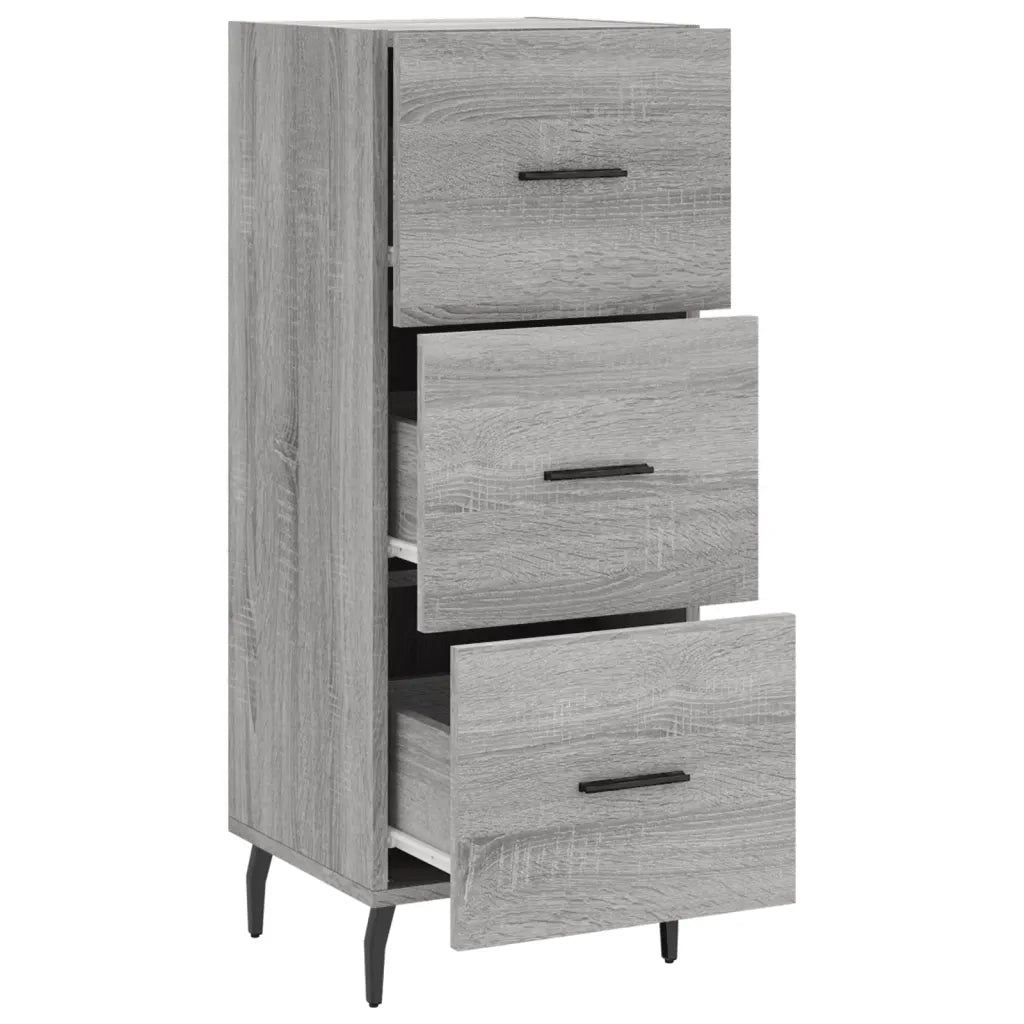 Credenza Grigio Sonoma 34,5x34x90 cm in Legno Multistrato 828626