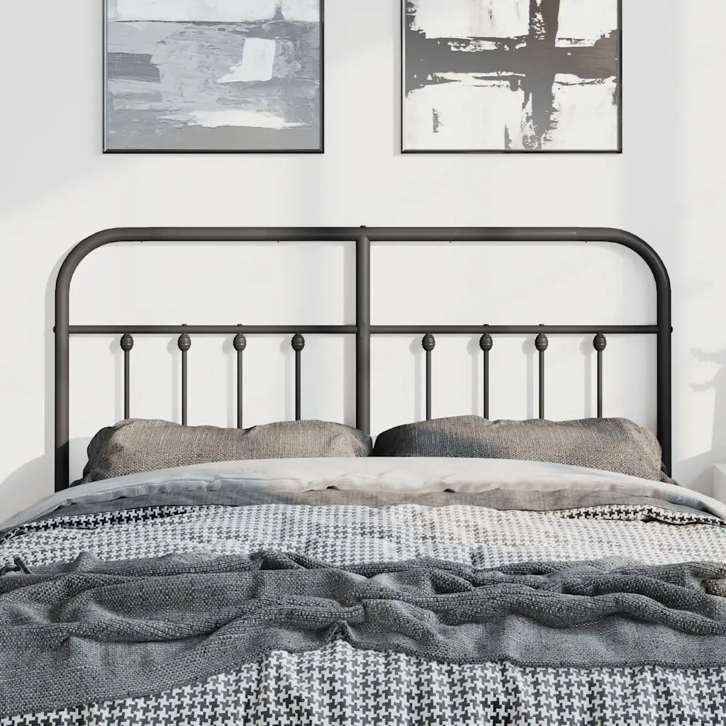 Testiera di Ricambio in Metallo Nero 135 cm 352610