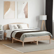 Letto senza Materasso 140x190 cm in Legno Massello di Pino 3207225