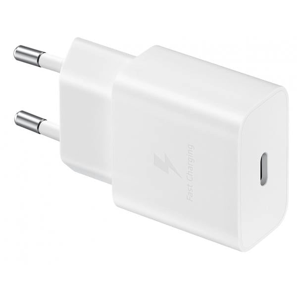 ALIMENTATORE SAMSUNG FAST EP-T1510XWEGEU 15W TYPE-C WHITE CON CAVO