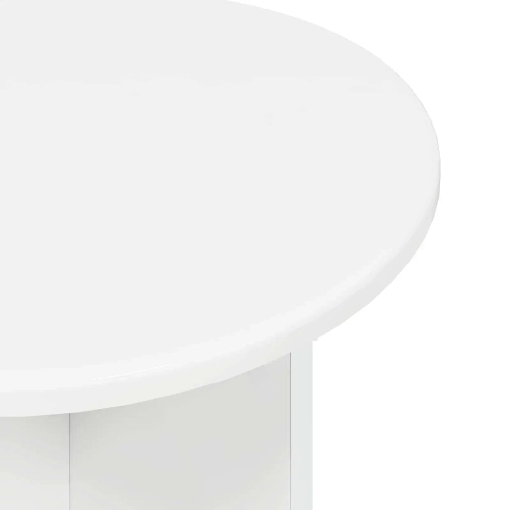 Set tavolini 2 pcs Bianco Lucido Legno ingegnerizzato 8001032