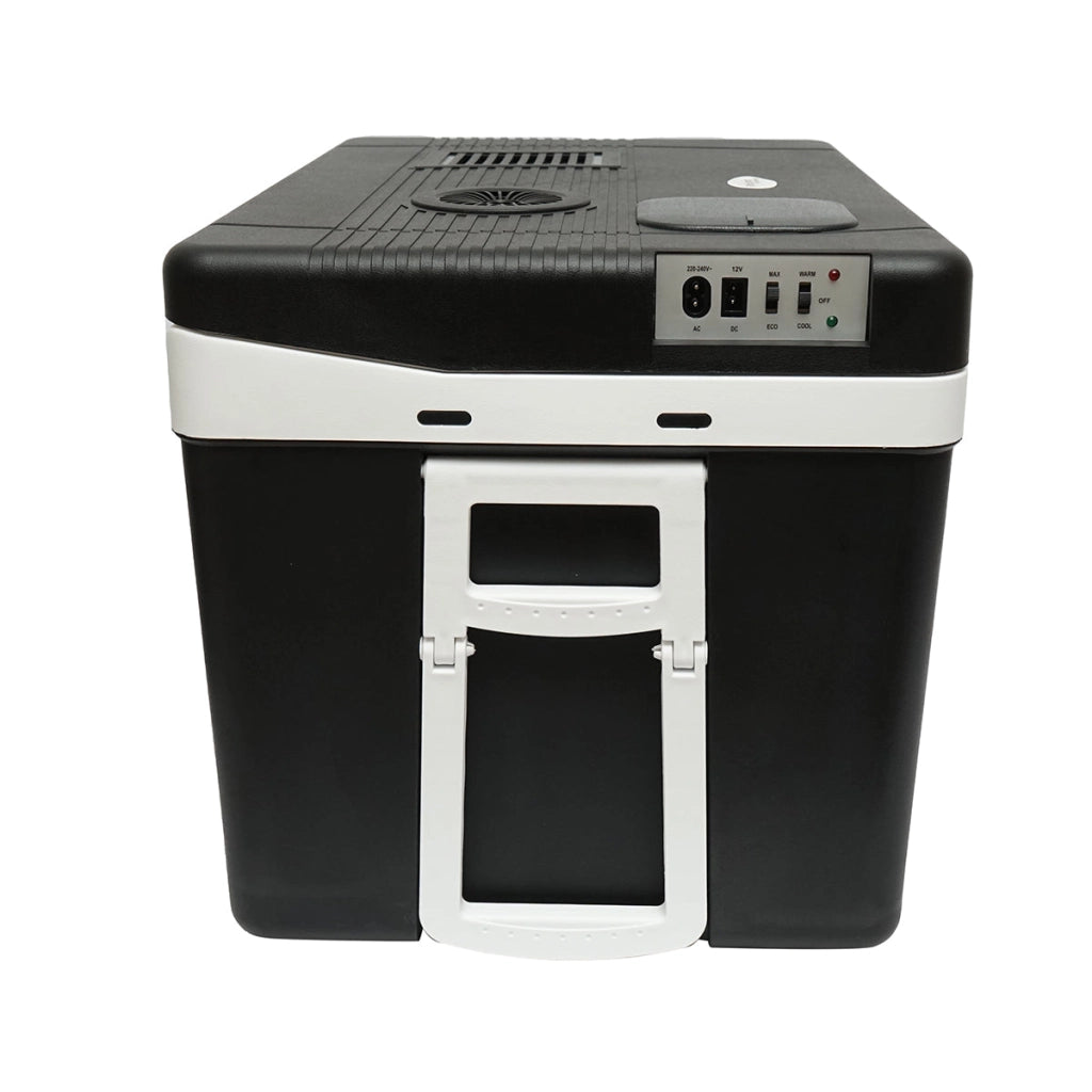 Frigorifero termoelettrico, capacità 50L, alimentazione 12V, potenza 48W con adattatore 220V, Breckner Germany.