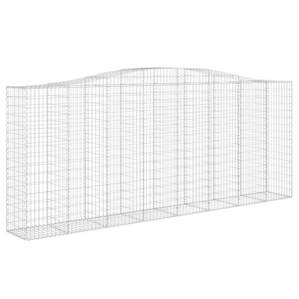Cesti Gabbioni ad Arco 5 pz 400x50x160/180 cm Ferro Zincato 3145998