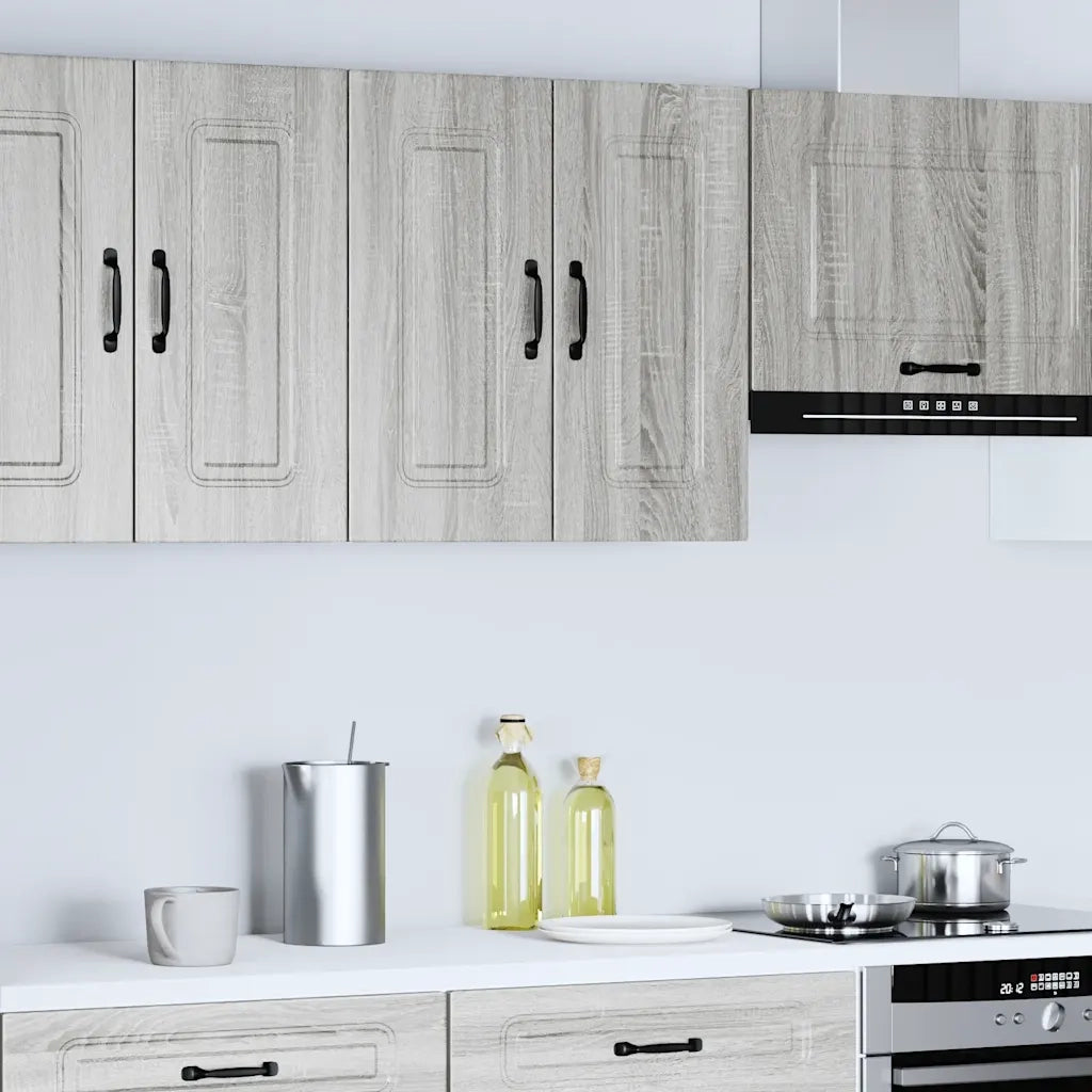 Pensile da Cucina Kalmar Grigio Sonoma in Legno Multistrato 853583