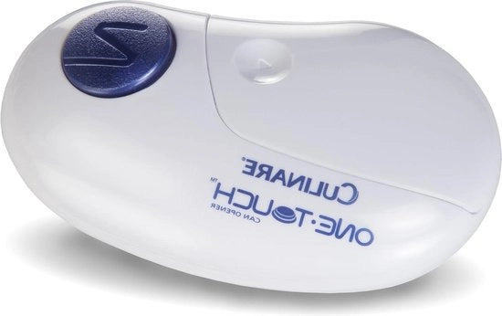 Opener elettronico a molla - Bianco Plastica/Acciaio Inossidabile - Automatico - Utilizzo Senza Mani - Magnetico - Garanzia 2 Anni