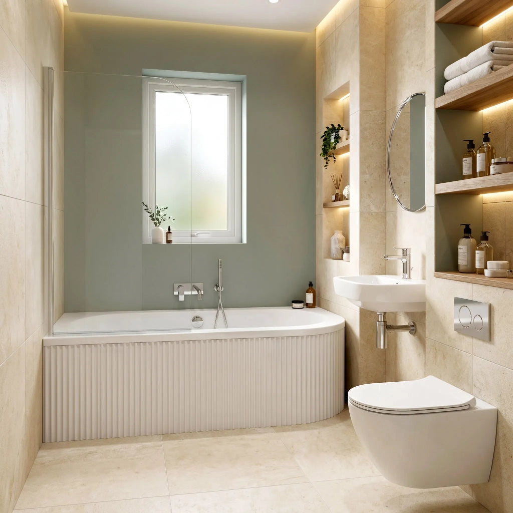 Vasca Bagno Rea Orion Stripe Left 150cm