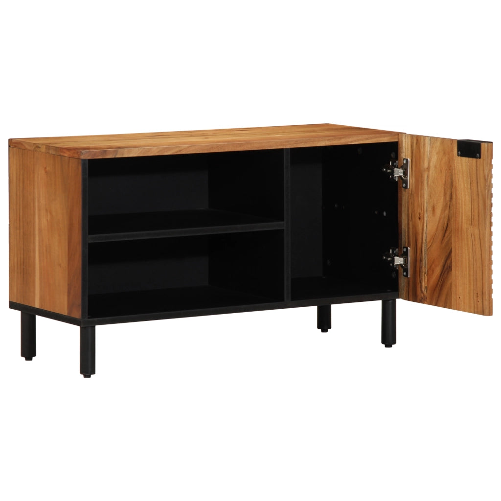 Mobile TV  80x31,5x46 cm in legno massello di acacia