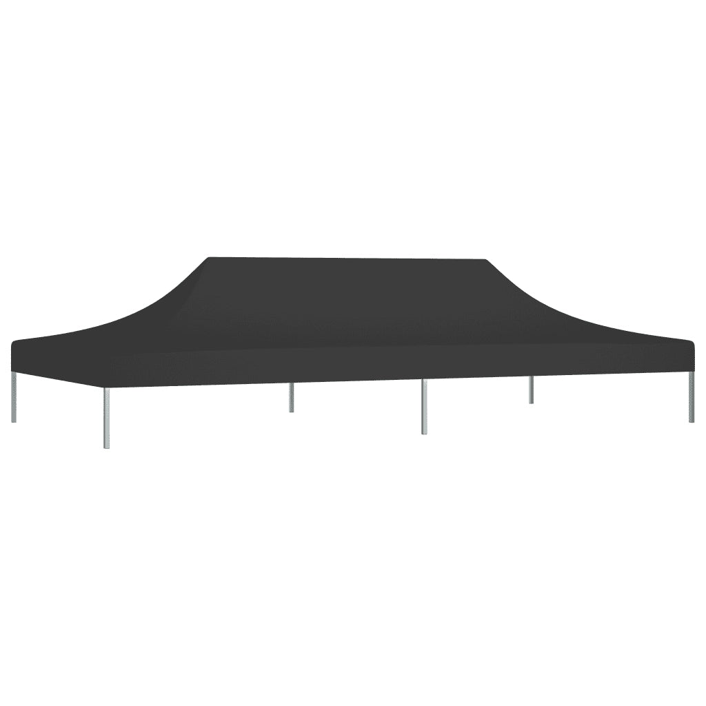 Tetto per Tendone per Feste 6x3 m Nero 270 g/m² 315334