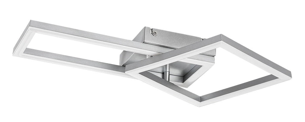 Plafoniera LED Rabalux Ellinor cromo 24W 3000K geometrica