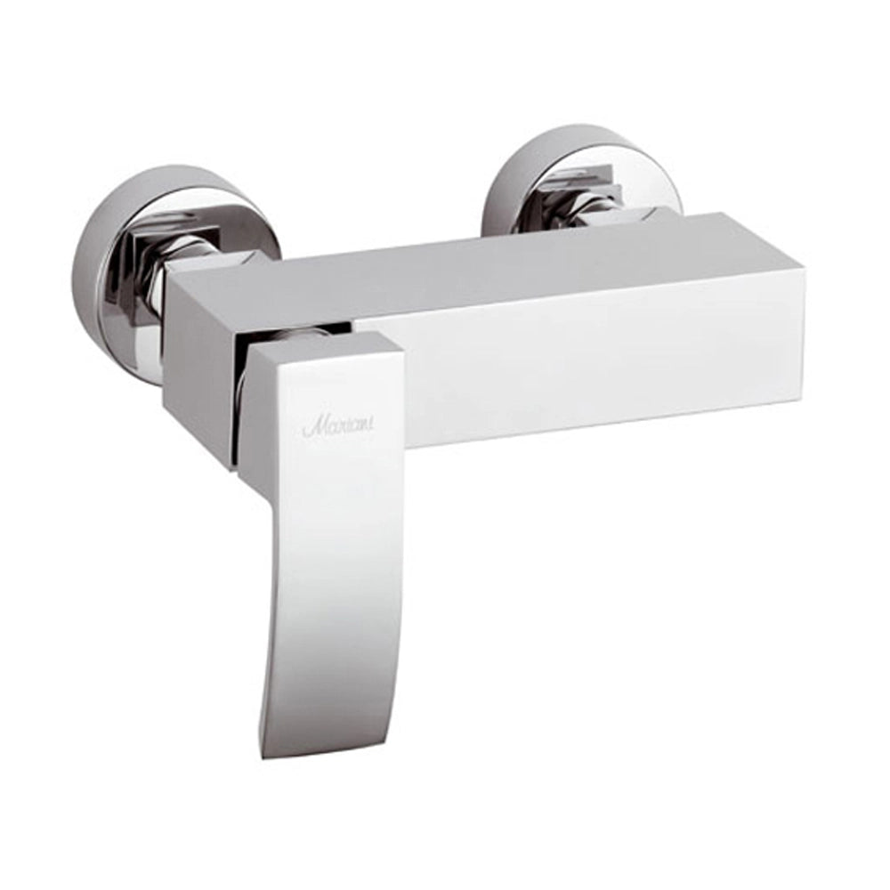 Set miscelatori doccia a incasso esterno lavabo e bidet in ottone cromato Mariani linea Marte