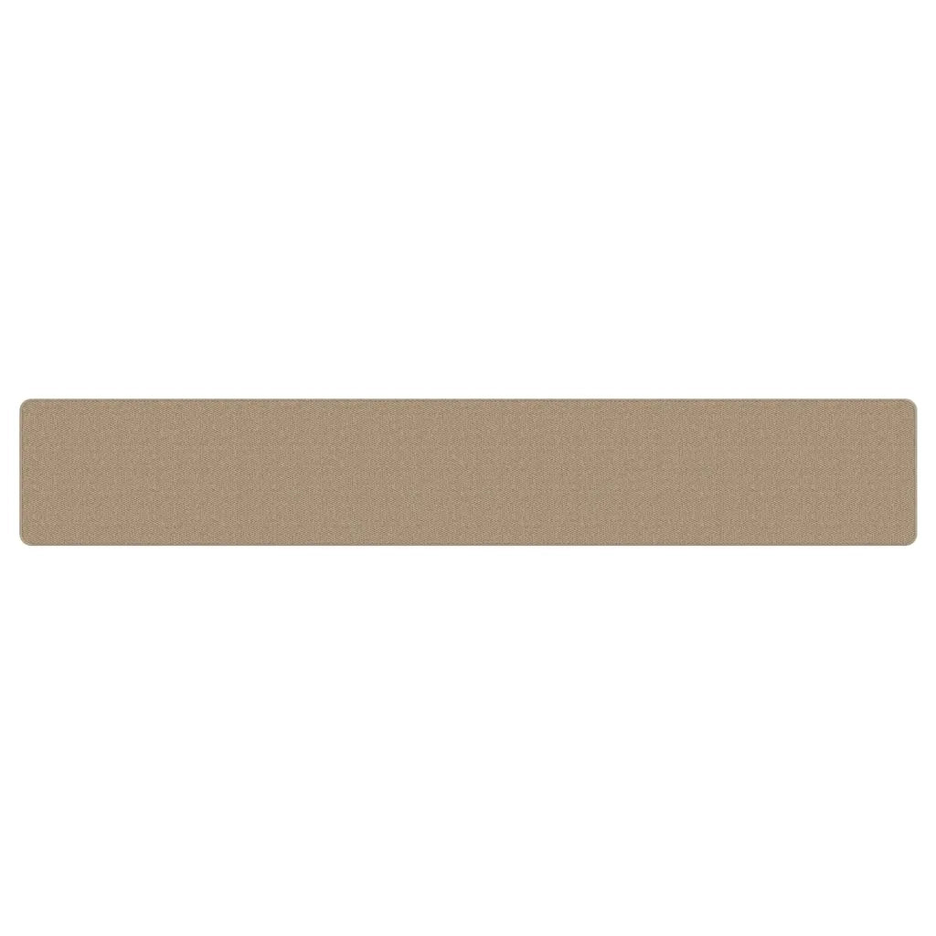 Tappeto Corsia Aspetto Sisal Sabbia 50x300 cm 355788