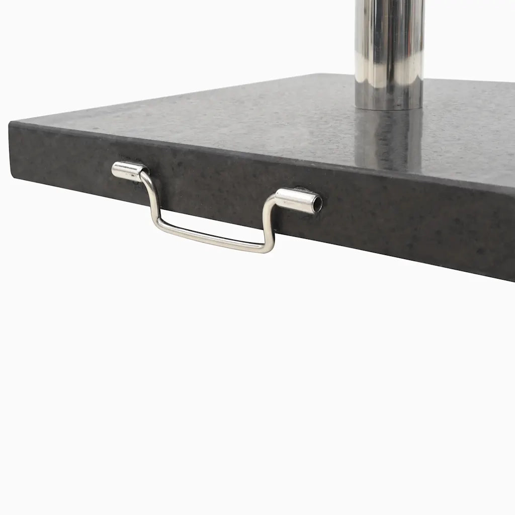 Base per Ombrellone in Granito 28,5 kg Quadrata Nera CFW8464460
