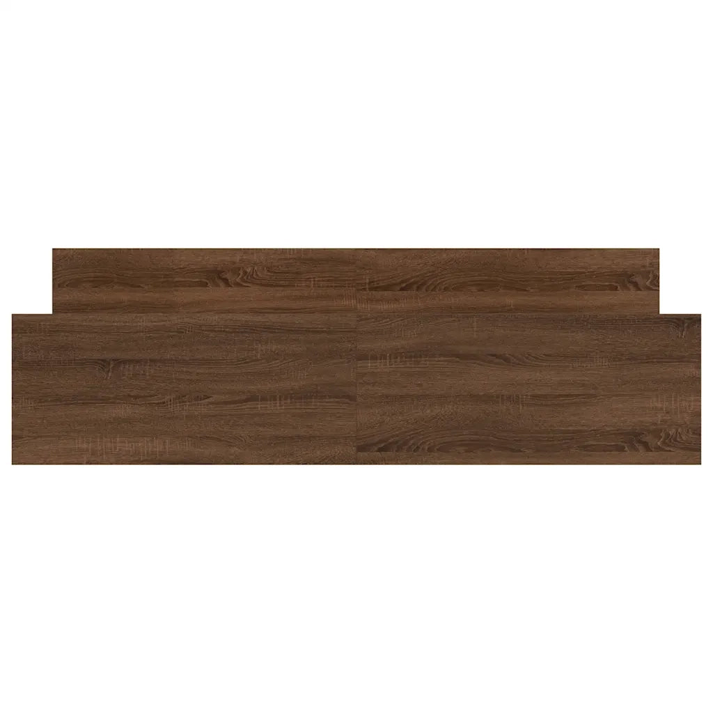 Giroletto con Testiera e Pediera Rovere Marrone 180x200 cm 3203774