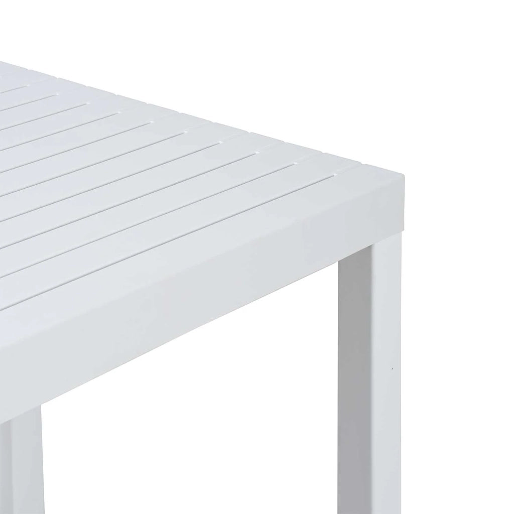 LÚZETE - TAVOLO DA GIARDINO ELVO BIANCO