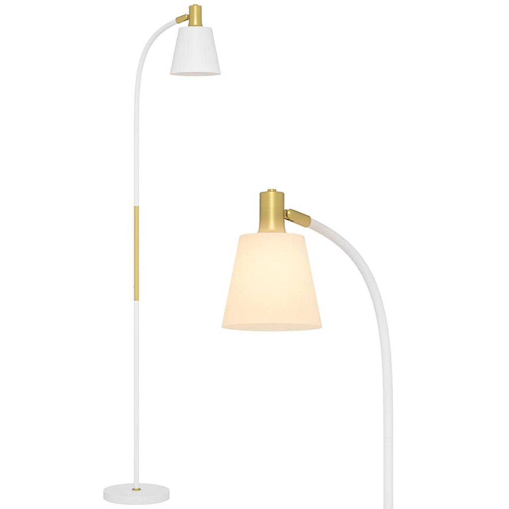Lampada da terra regolabile in altezza ¨C Minimal ¨C Bianco 127-160 cm