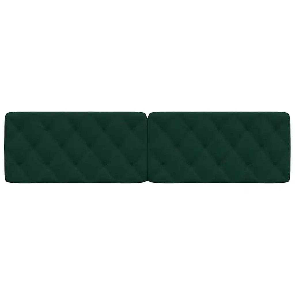 Cuscino Testiera Verde Scuro 200 cm in Velluto CFW8518312