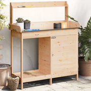 Tavolo Invaso con Mobile 110,5x45x124,5cm Massello Abete 156343