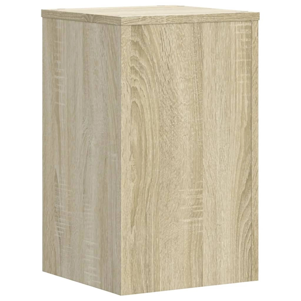Portavasi mobili per fiori set da 2 legno ingegnerizzato Sonoma marrone 02_0045345