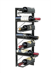 Scaffale per vino - Scaffale a muro - Scaffale a muro da appendere - Scaffale a muro in metallo