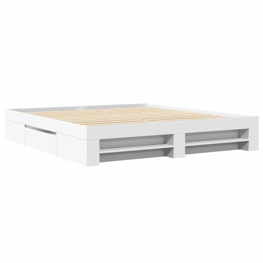 Giroletto senza Materasso Bianco 180x200 cm Legno Multistrato 3295450