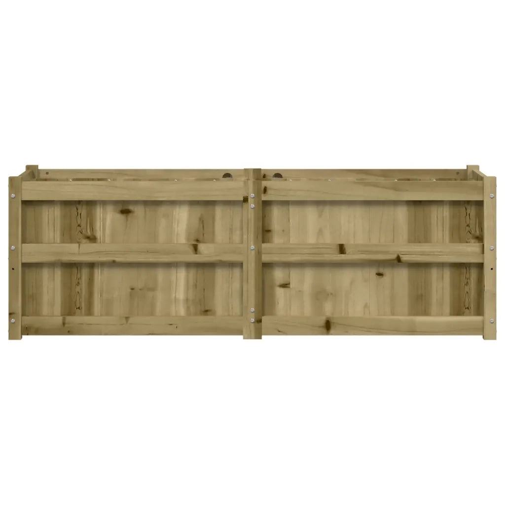 Fioriera da Giardino-Vaso da Esterno 150x50x50 cm in Legno di Pino Impregnato