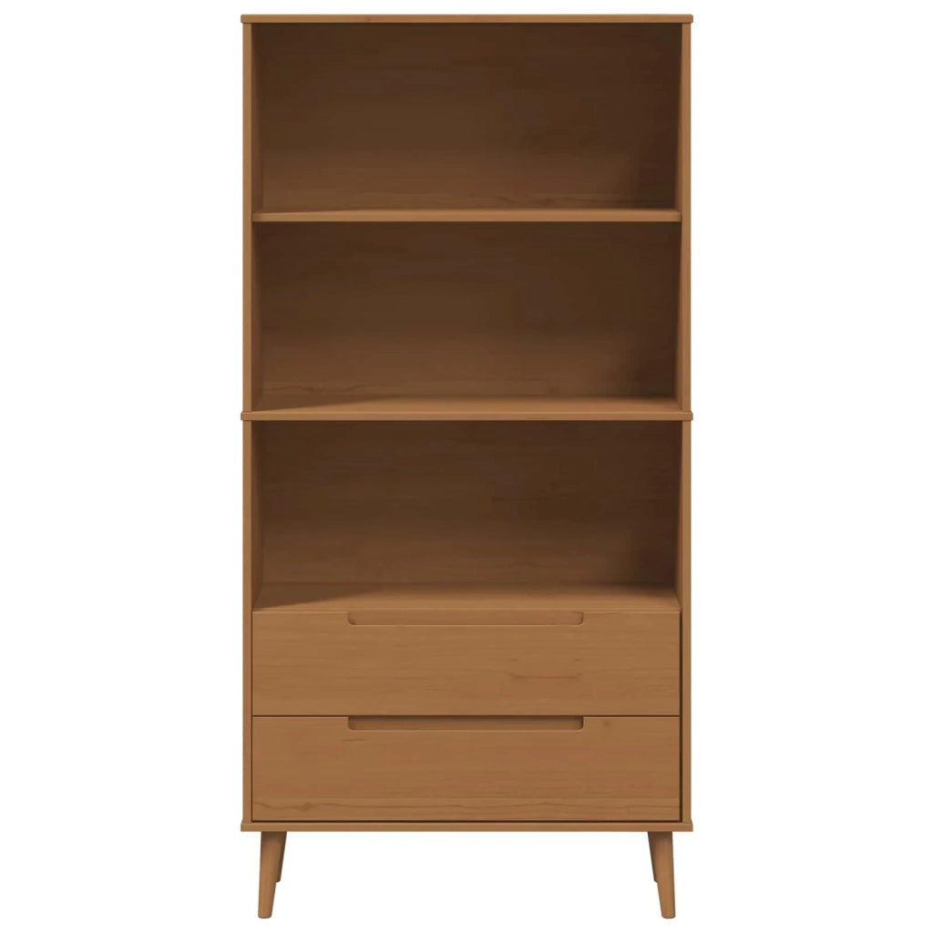 Libreria MOLDE 85 x 35 x 170,5 cm Legno Massello di Pino 42020943