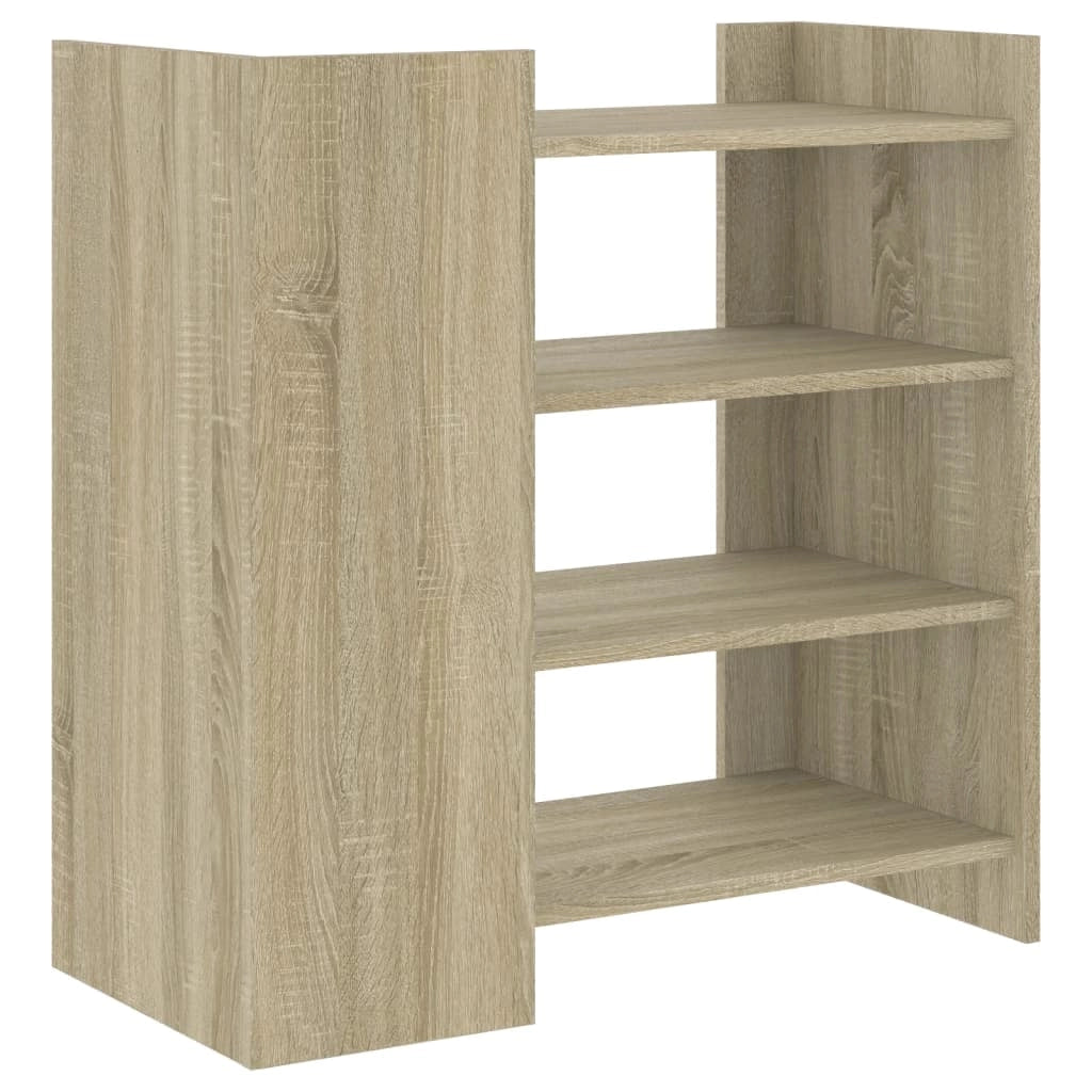 Buffet credenza cassettiera armadio mobile contenitore organizer cucina soggiorno rovere Sonoma 73,5 x 35 x 75 cm legno ingegnerizzato marrone 02_0031709