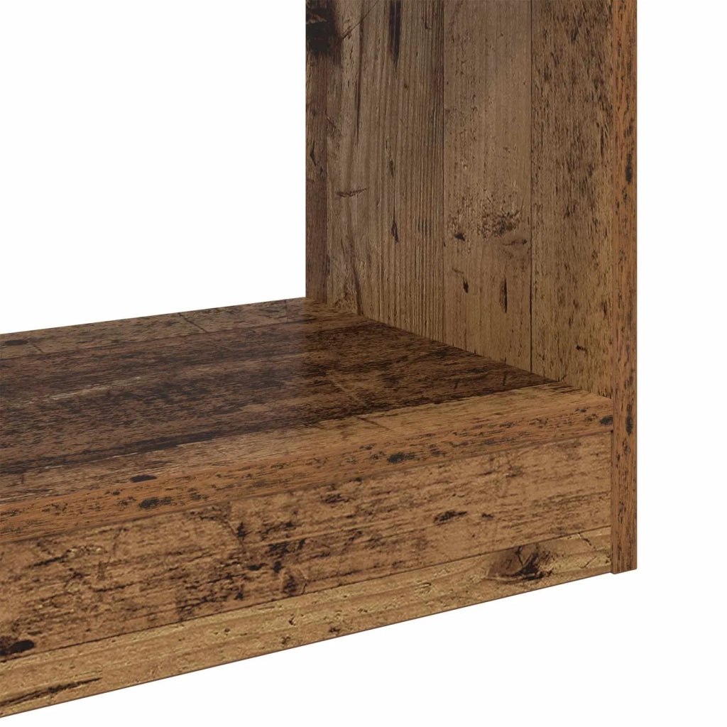 Armadio per Libri 5 livelli 60 x 30 x 166 cm Legno vecchio 880459