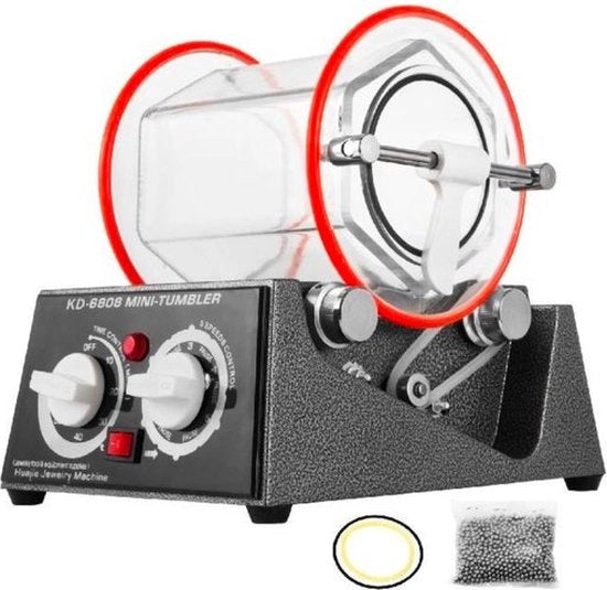Macchina per la liscia - Tamburo per la liscia -  Modello:  Vevor Rock Tumbler - Tamburo per la liscia per pietre - Kit per la liscia per pietre - Liscia per pietre