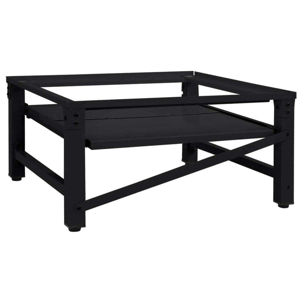 Pedestallo per Lavatrice Nero 62 x 60,5 x 32,5 cm Acciaio 42022040