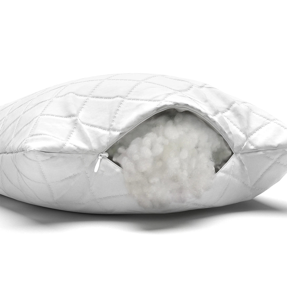 Vitalispa Cuscino per la testa Bianco 50 x 75 cm Set di 2