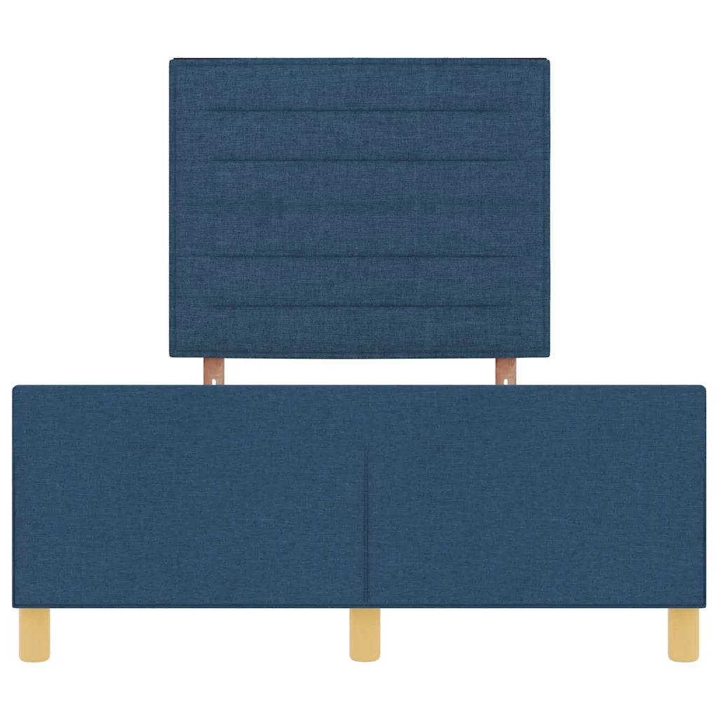 Struttura del letto con testiera Blu 120 x 200 cm Tessuto 3344647