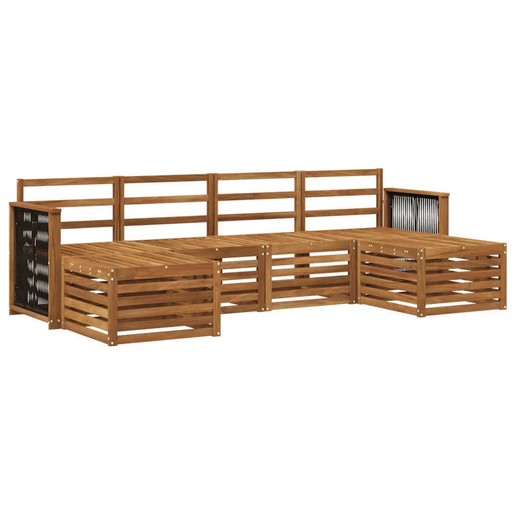 Set divani Legno di Acacia Massello 3384680