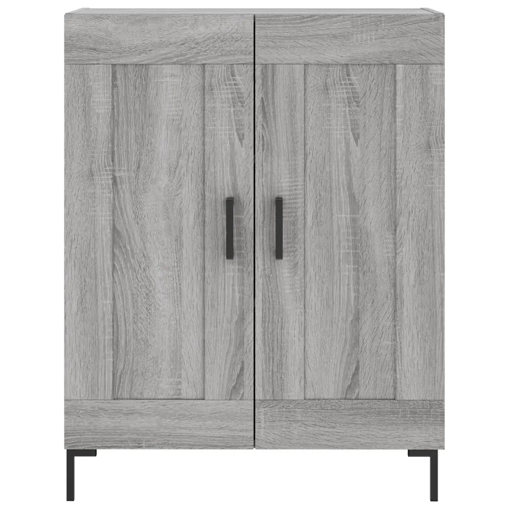 Credenza Grigio Sonoma 69,5x34x180 cm in Legno Multistrato 3199687