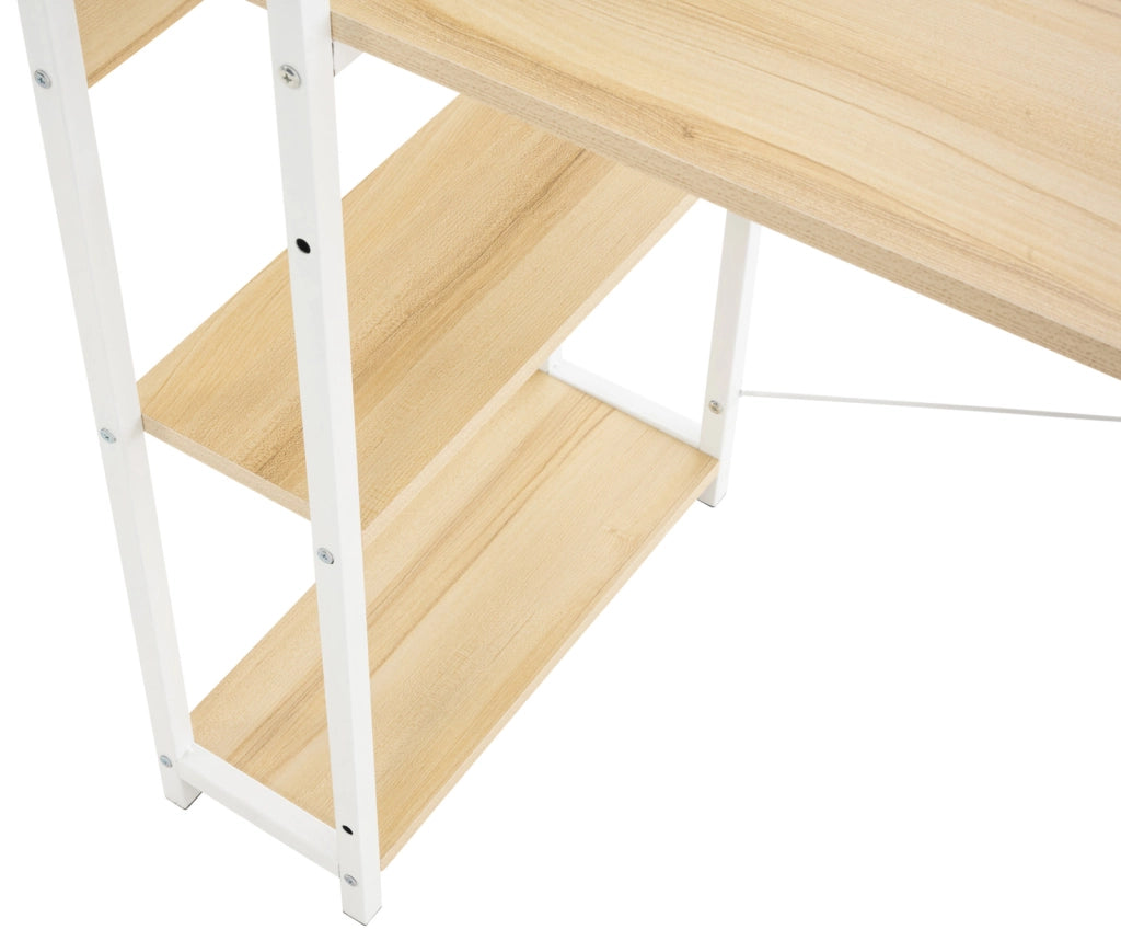 Scrittoio Poe design industriale Acero