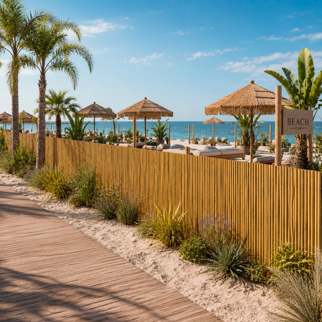 Schermatura In Bambù Naturale Per Esterno Con Cannette Bamboo Resistenti Ideale Per Ombra Privacy Recinzione Pergolato Veranda E Terrazza 2.5 X 3 Metri