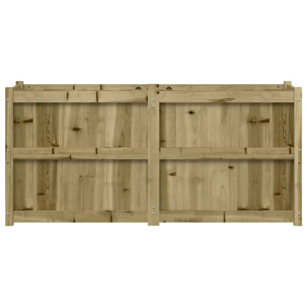Fioriera da Giardino-Vaso da Esterno 150x50x70 cm in Legno di Pino Impregnato