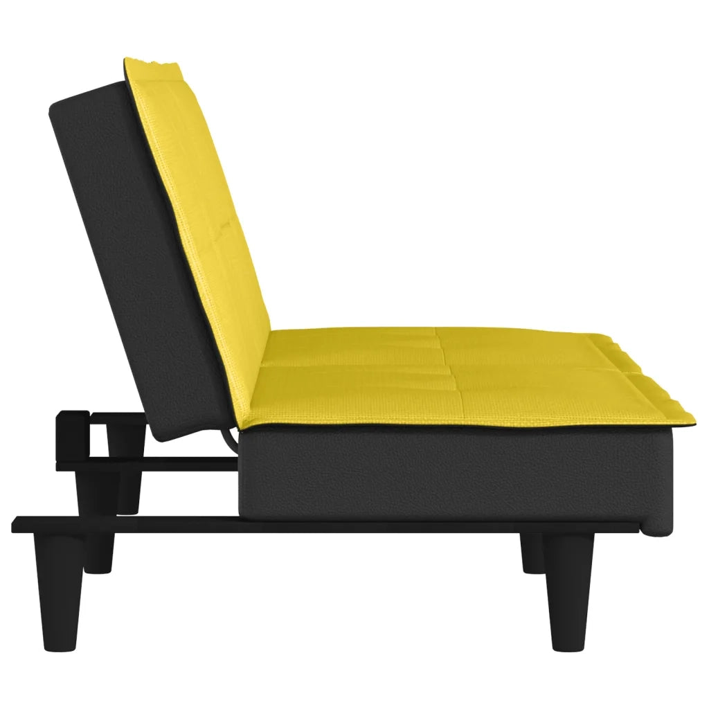 Divano letto-Sofa Letto-Daybed Giallo Chiaro in Tessuto 959015