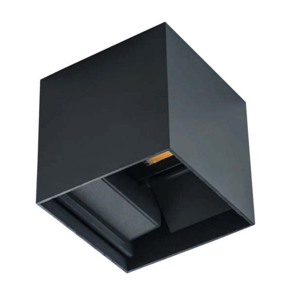 Applique esterno LED 7W 4000K quadrato grafite Kanlux