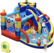 Piscina gonfiabile per bambini - Slitta acquatica - Castello di acqua - Parete da arrampicata - Piscina per bambini - Parco acquatico - Per bambini - Giocattolo da esterno - Per l'estate - 360 x 290 x 200 cm