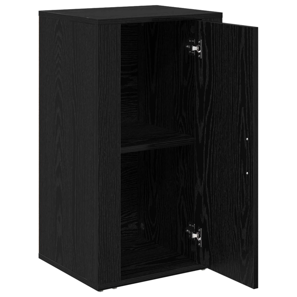 Credenza Rovere Nero 40 x 33 x 70 cm Legno multistrato 880993