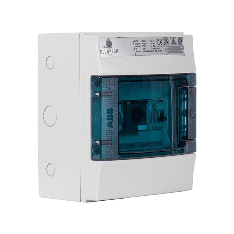 Quadro Elettrico Meccanico Con Presa Fari Per 1 Pompa 1 Hp - Monofase