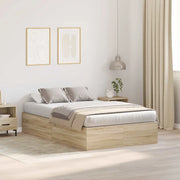 Struttura letto con contenitore Rovere Sonoma 120 x 200 cm 3335367