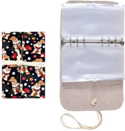 Tas di organizzazione per ago con 12 compartimenti - 1 pezzo - Tas con tasche rimovibili - Borse impermeabili - Cordoncini morbidi - Facile accesso - Kit per ago