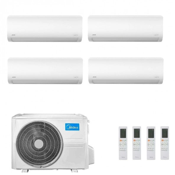 Condizionatore Midea Quadri Split Inverter serie XTREME PRO GREEN 9000+9000+9000+12000 Btu con M4O-36 R-32 Wi-Fi integrato
