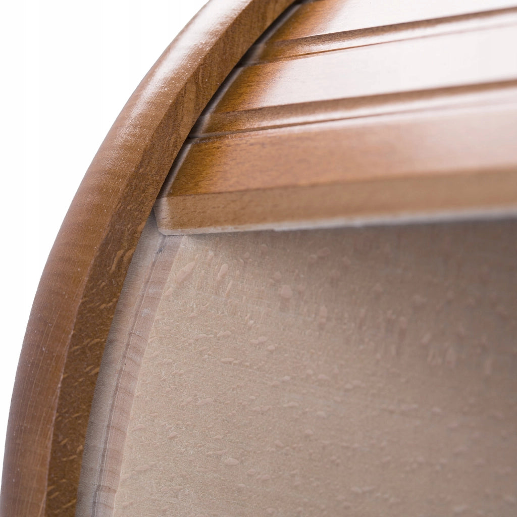 Contenitore per il pane in legno KADAX, grande, marrone massello, per panini.
