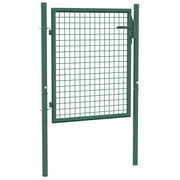 Cancello per Recinzione in Acciaio 100x75 cm Verde CFW9220825