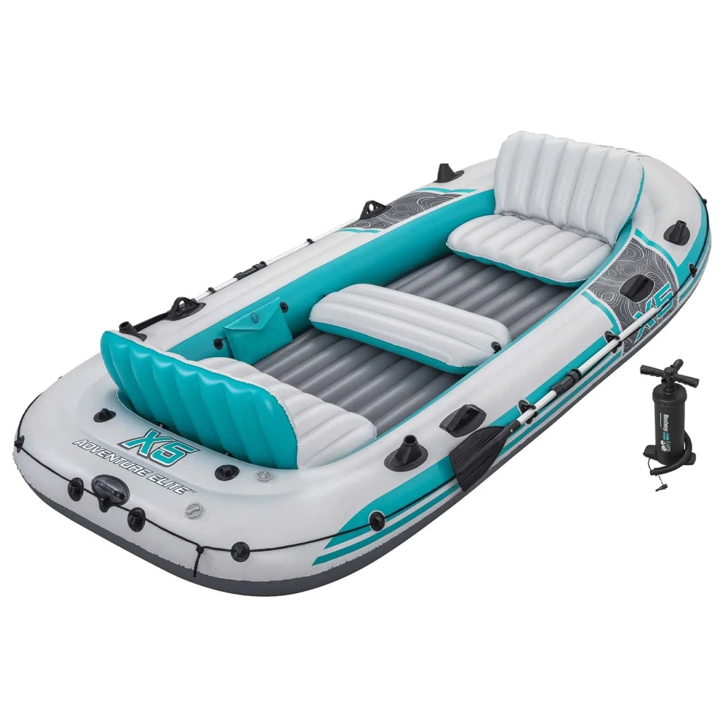 Bestway Gommone gonfiabile Grigio e Bianco 3,64 x 1,66 m PVC 42035746